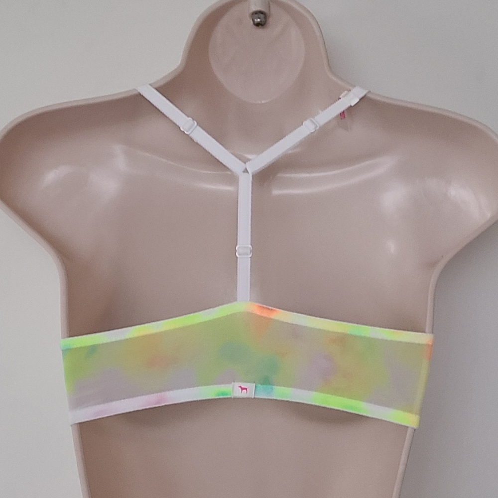 Pink Everywhere Multi Colored Racerback Bra - Picture 3 of 4